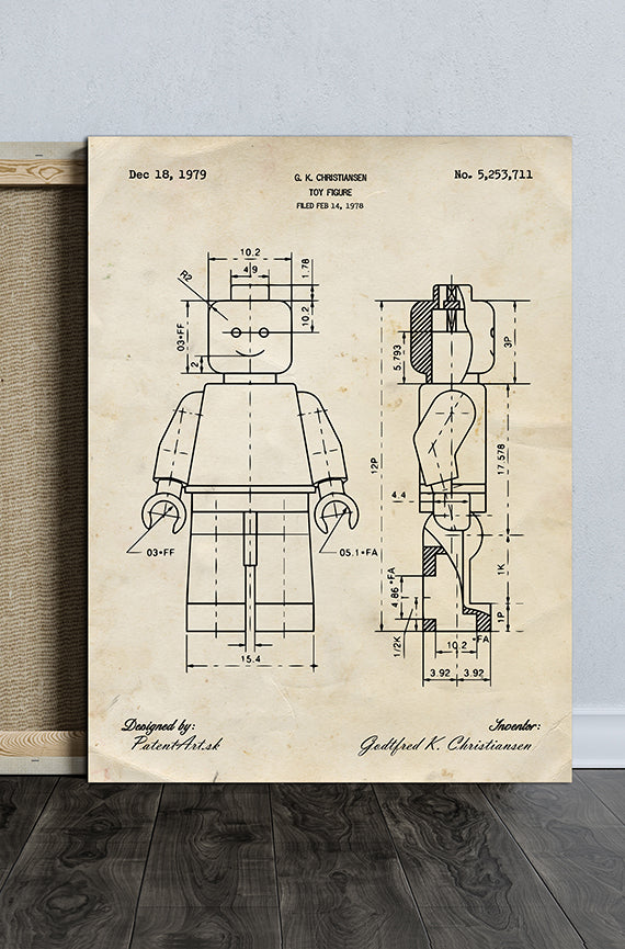 Lego_figurka_obraz_platno_kanvas_vykres_dar_darek_originalni_jedinecny_svetle