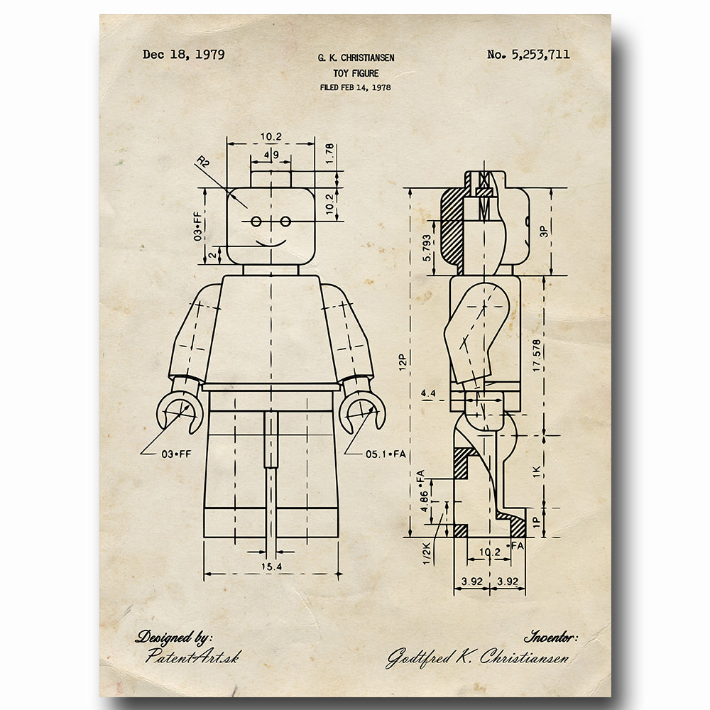 Lego_figurka_obraz_platno_kanvas_vykres_dar_darek_originalni_jedinecny_svetle