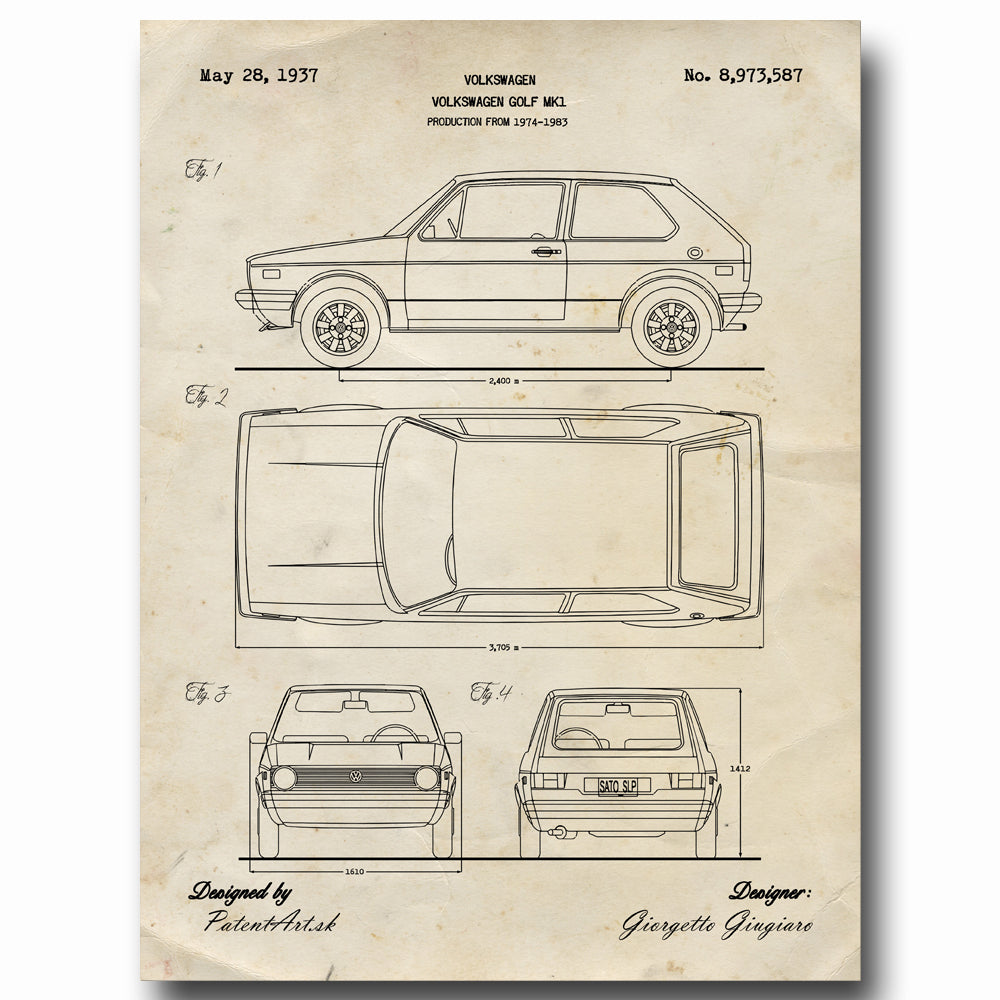 VW_golf_obraz_svetly_caddy_T1_T2_polo_MK1_GTI_R_obraz_platno_automobil_auto_svetly